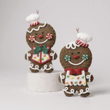 Gingerbread Boy Chef Ornaments