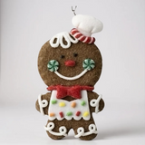 Gingerbread Boy Chef Ornaments