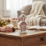 Holiday Sweet Treat Gingerbread House – Lighted Resin Christmas Décor