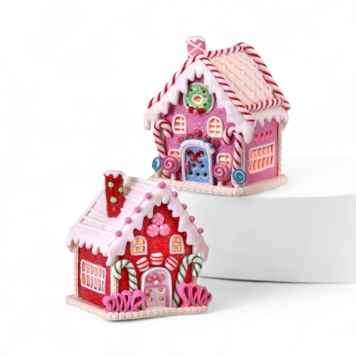 Claydough LED Candy House – Red or Pink