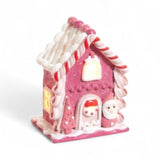 Pink Clay Dough Christmas Gingerbread House – Gingerbread, Santa, or Snowman with Timer