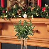 17" Real Touch Norfolk Pine Bundle – Two-Tone Green Faux Greenery