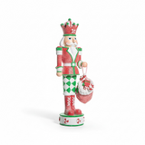 24" Classic Christmas Nutcracker Holding Gift Bag