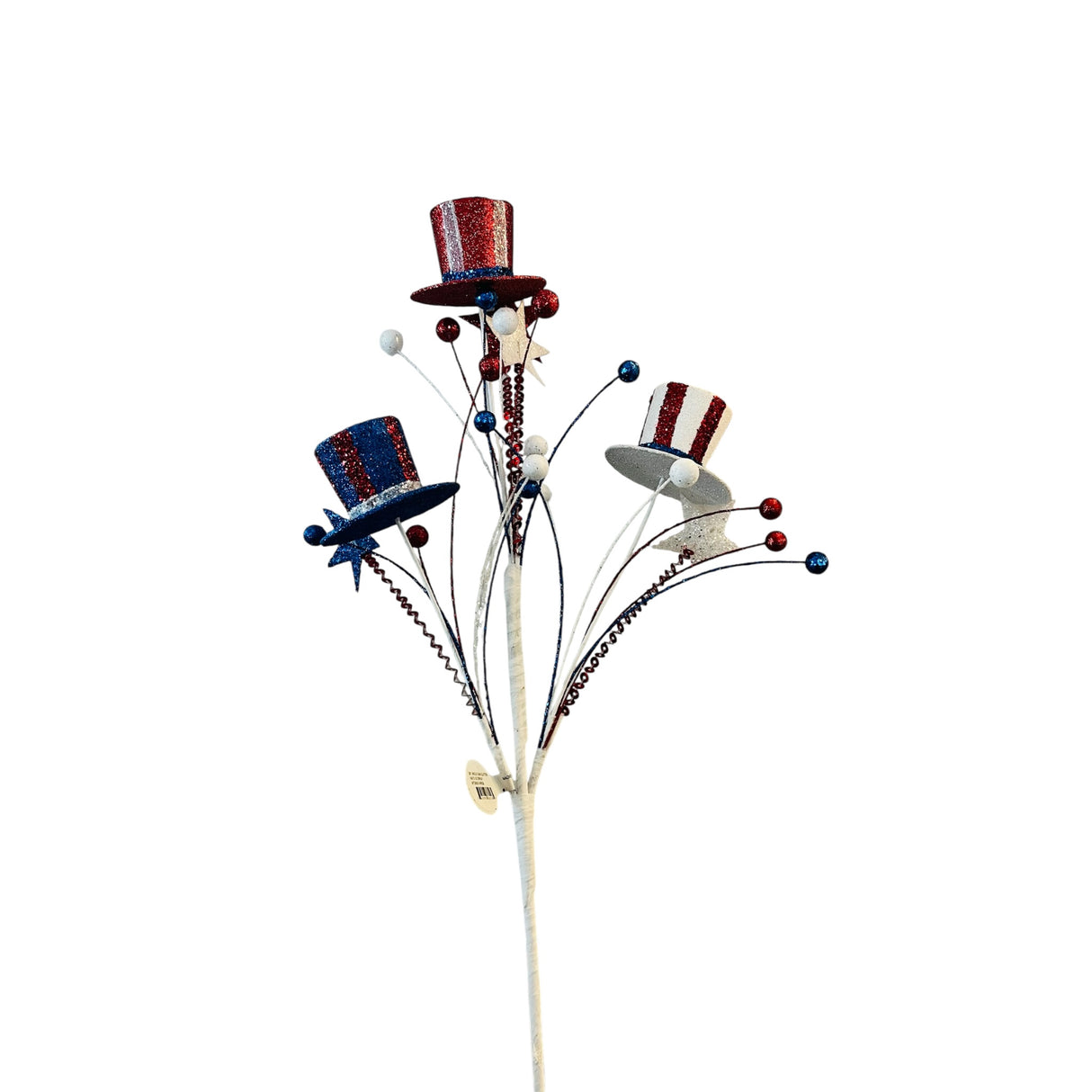 Uncle Sam Glitter Hats Spray | 28"