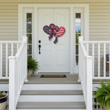 All Hearts Beat True Patriotic Door Hanger