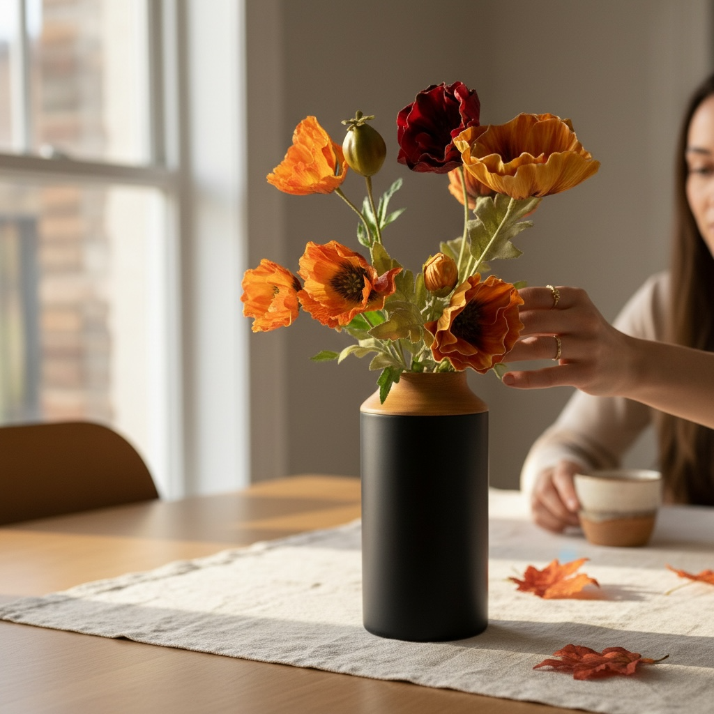 Moody Fall Poppy Stems – Ragon House Autumn Floral Collection