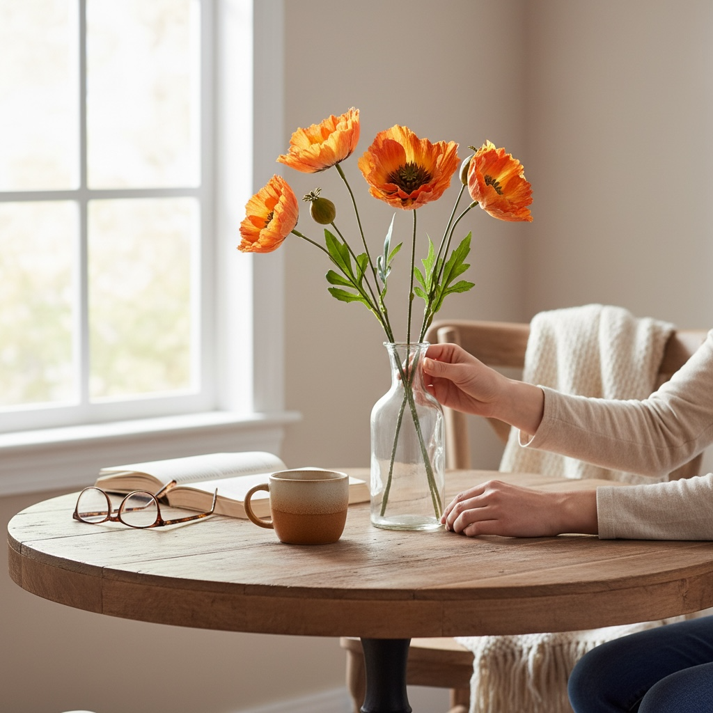 Moody Fall Poppy Stems – Ragon House Autumn Floral Collection