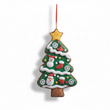 7" Decorated Gingerbread Cookie Tree Ornament