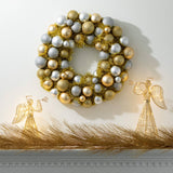 Metallic Pine Garland – 6′ Faux Garland in Gold or Champagne