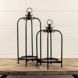 Carmen Lantern – 16.75″ Metal Candle Holder