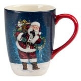 Santa Mugs – Storybook Winter & Christmas Coffee Mugs (Sold Individually)