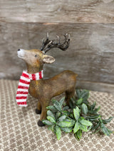 Cozy Scarf Winter Woodland Deer – 8 x 11"