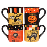 Certified International Halloween Mugs – Retro Spooky Fall Coffee Mugs (Sold Individually)