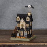 Lighted Halloween House – 12.5" Ragon House Spooky Village Collectible