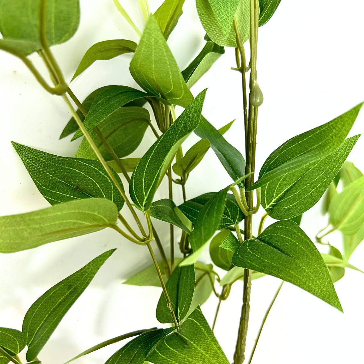 46″ Clematis Leaf Spray – Two-Toned Green Faux Stem for Spring & Summer Floral Arrangements