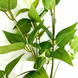 46″ Clematis Leaf Spray – Two-Toned Green Faux Stem for Spring & Summer Floral Arrangements