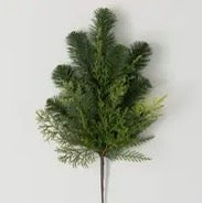 Lush Green Douglas Fir Spray – 19″ Classic Evergreen Stem