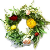 Mini Bright Floral Wreath – Spring Accent