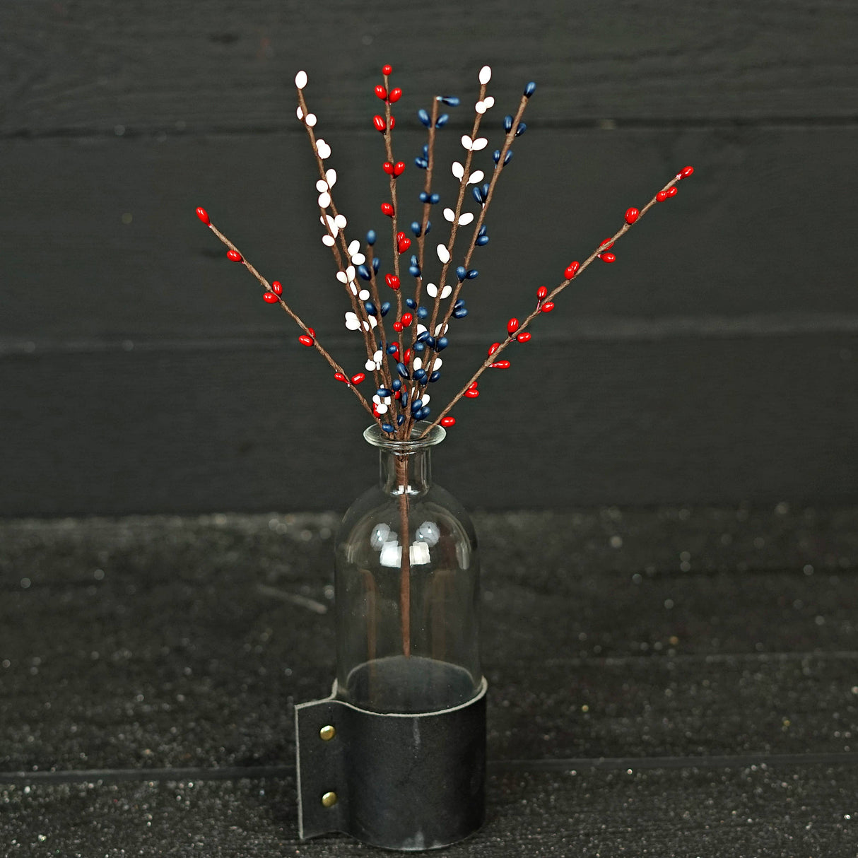 12" Patriotic Pip Berry Picks (Flag Colors)
