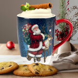 Santa Mugs – Storybook Winter & Christmas Coffee Mugs (Sold Individually)